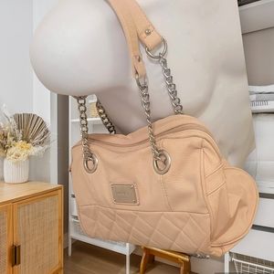 Nine West Pink Shoulder Bag with Chain